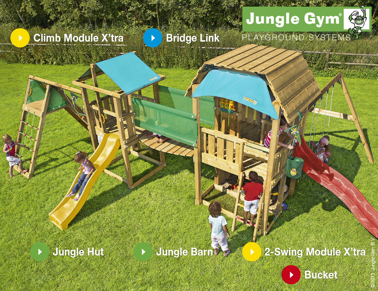 Jungle Gym Mega 1 Climbing Frame
