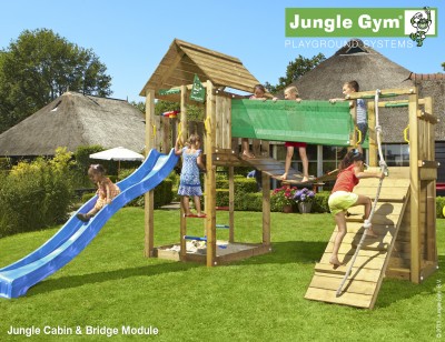 Bridge Module Shown with a Jungle Cabin