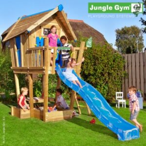 Jungle Gym Crazy Playhouse with Slide
