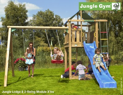Jungle Gym Lodge & Swing